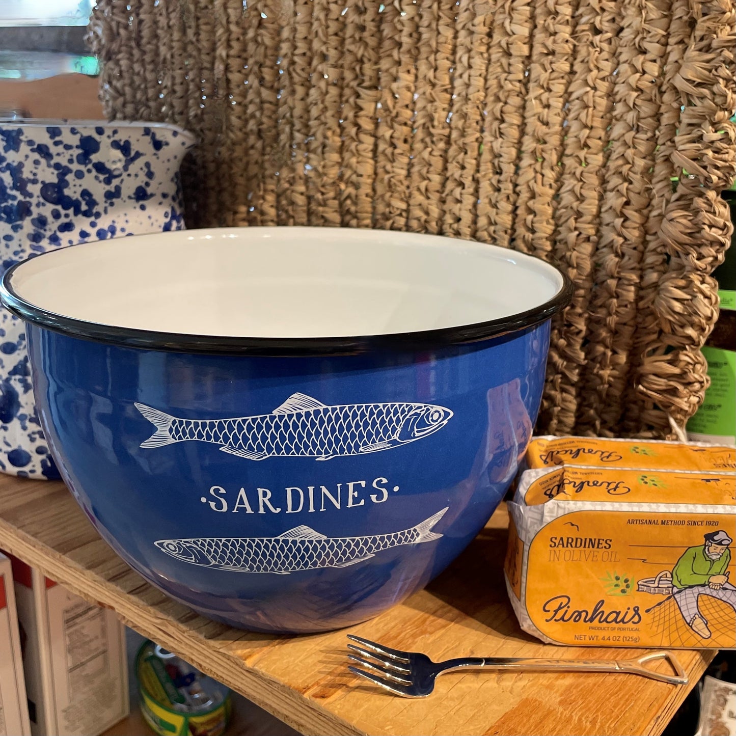 Sardine Enamel Bowl