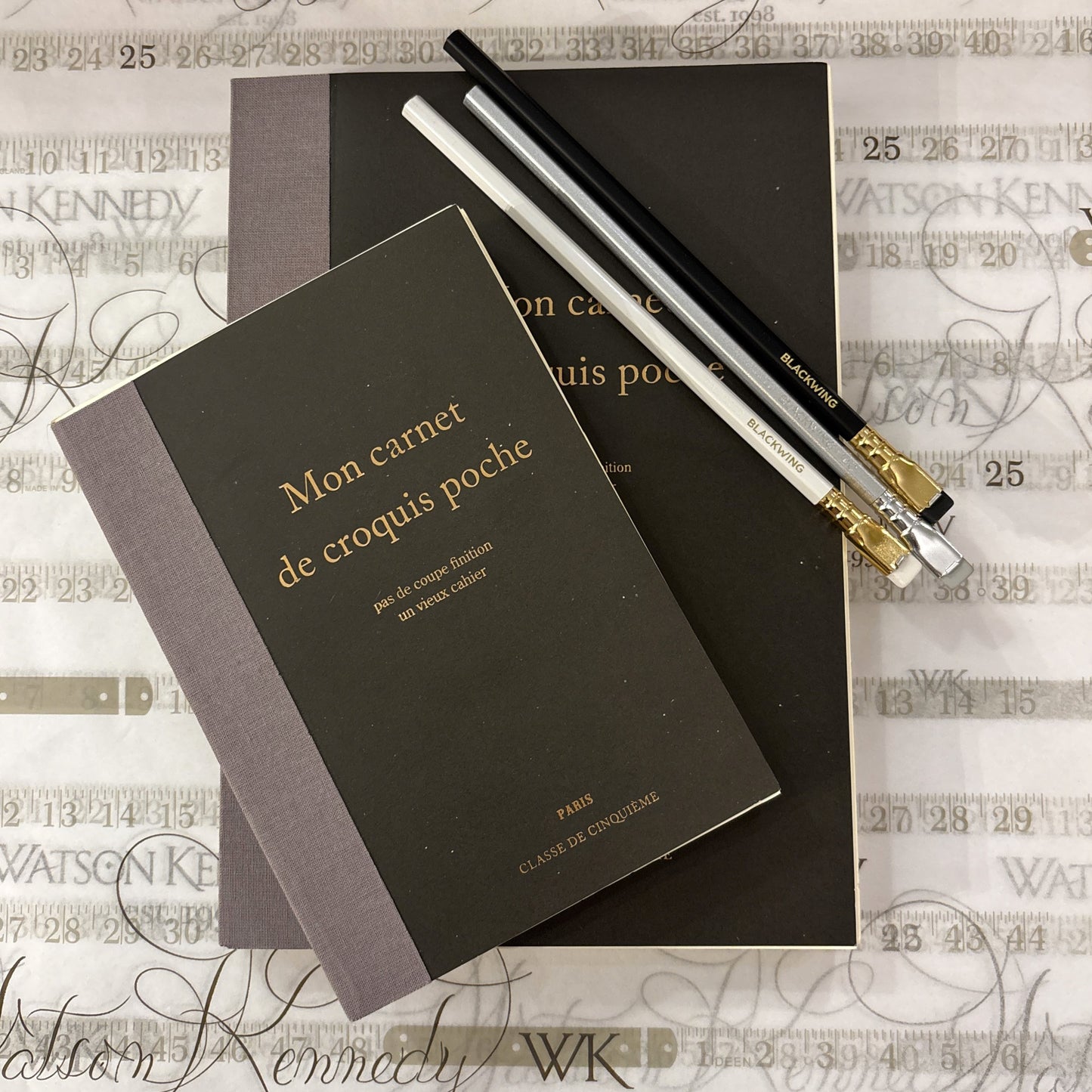 Black Rough Notebook, 5x7