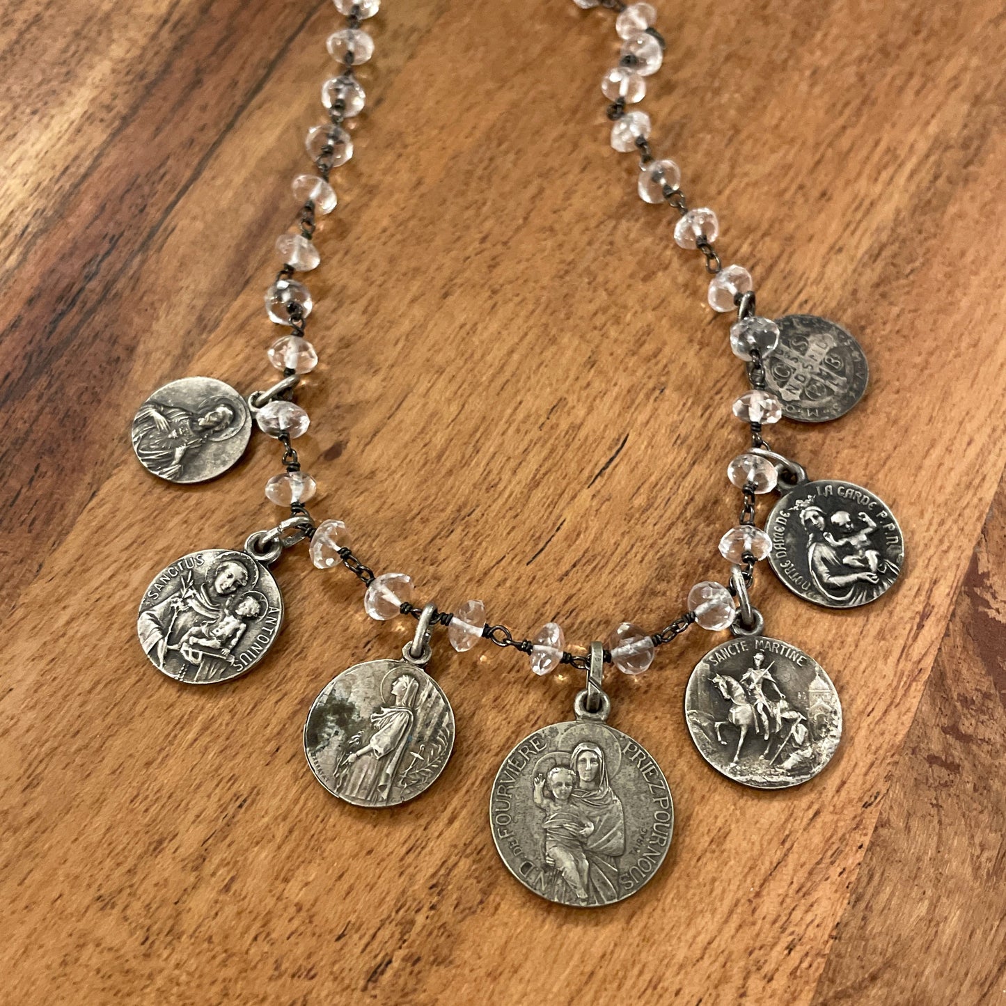 Quartz Vintage Charm Necklace