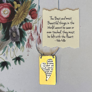 Helen Keller Necklace