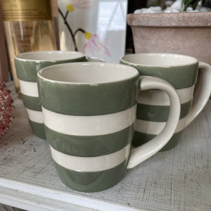 Cornishware Willow Striped Large Mug