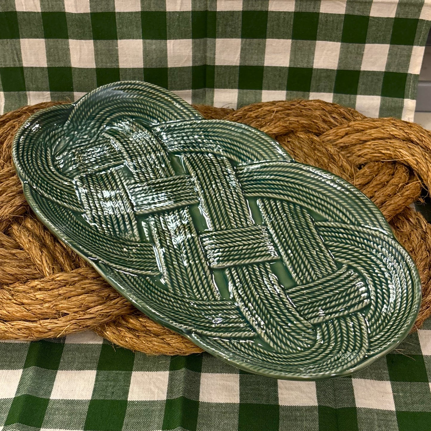 Green Mystic Knot Tray