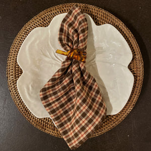 Gingham Oak Napkin Set