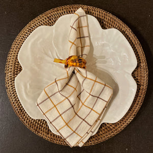 Lattice Nutmeg Napkin Set