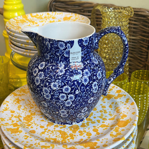 Blue Calico Etruscan Jug