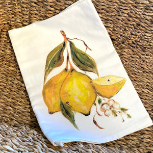 Lemon Flour Sack Towel