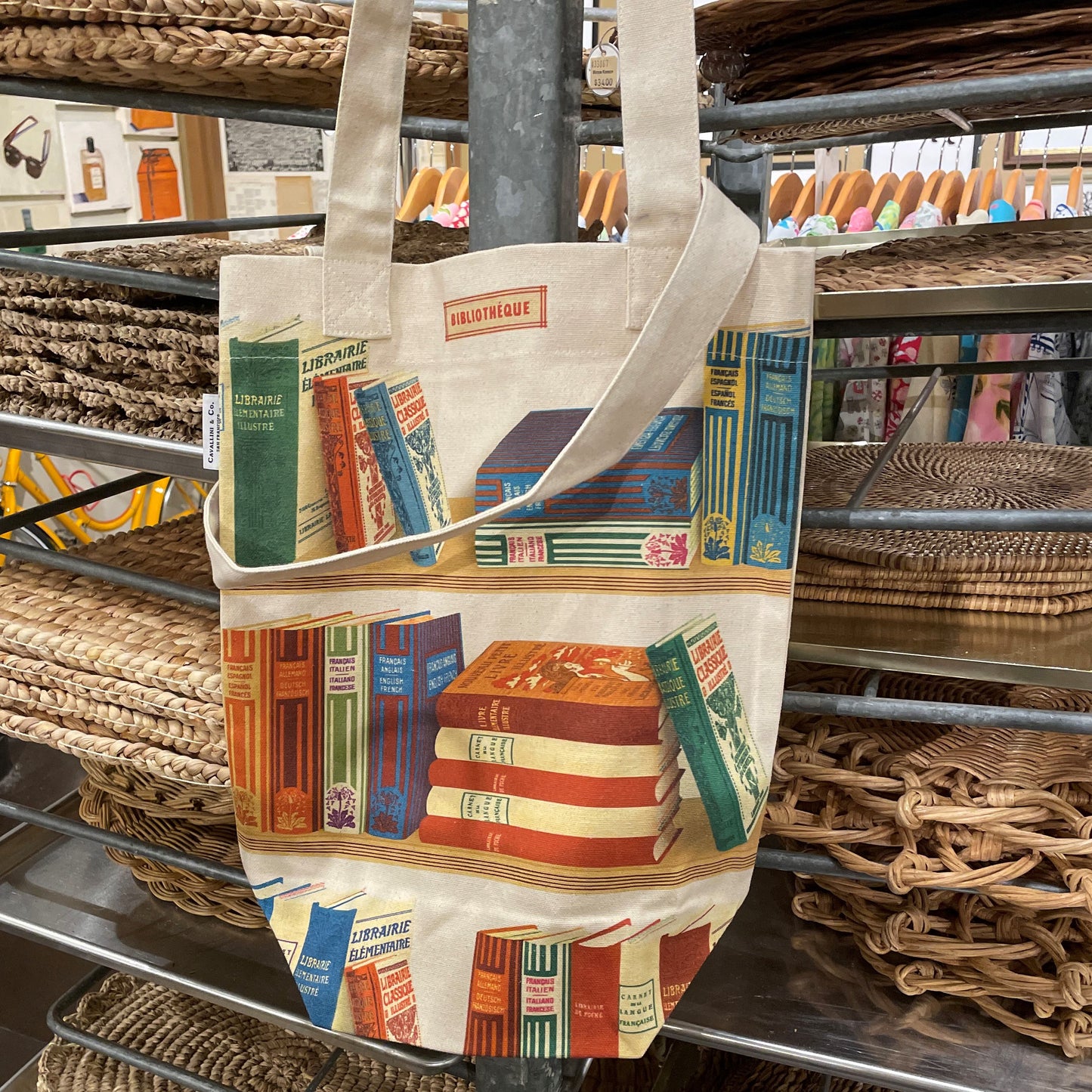 Library Books Tote Bag