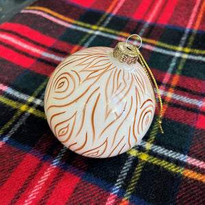 Faux Bois Ornament