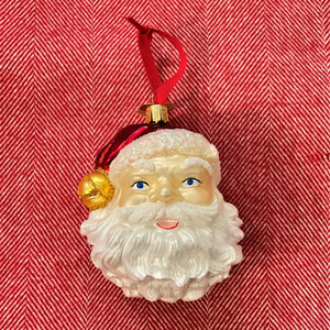 Jingle Bell Santa Ornament