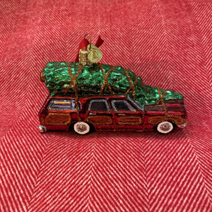 Station Wagon with Tree