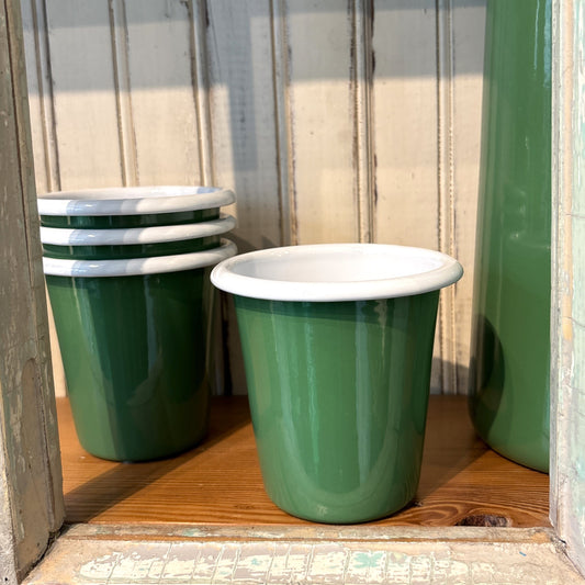 Chive Green Enamel Tumbler