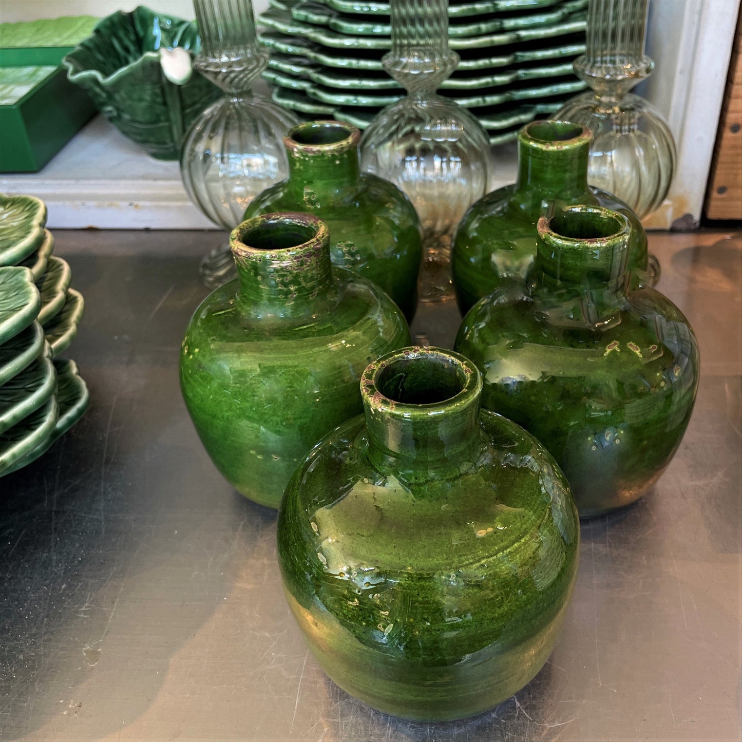 Green Bud Vase