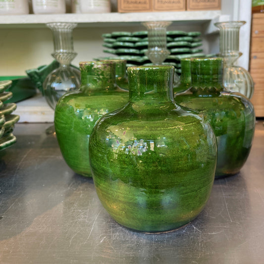 Italian Green Bud Vase