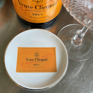 Veuve Orange Round Dish