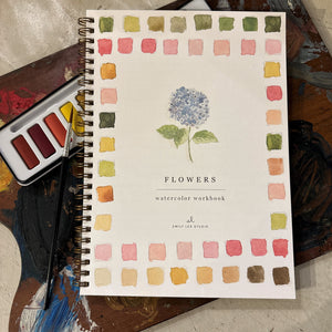 Flowers Watercolor Workbook