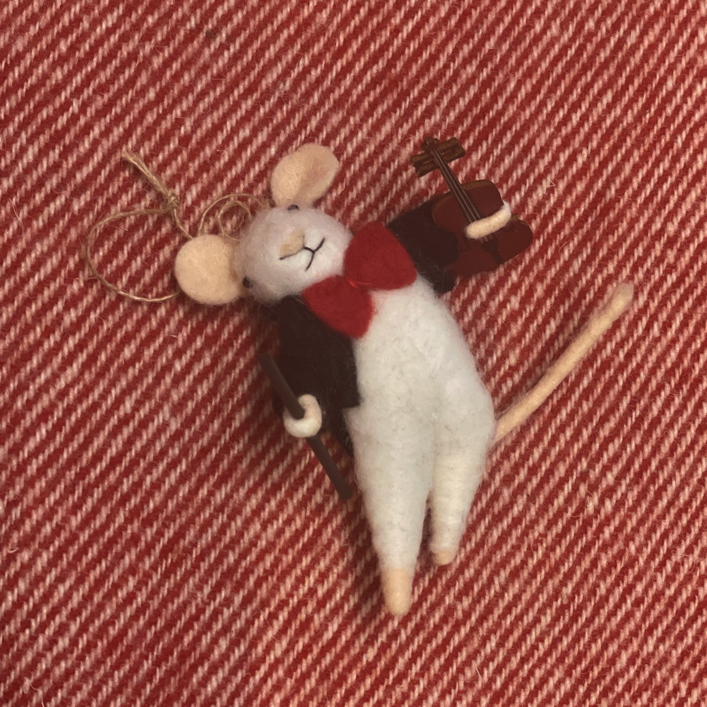 Violinist Mouse Ornament