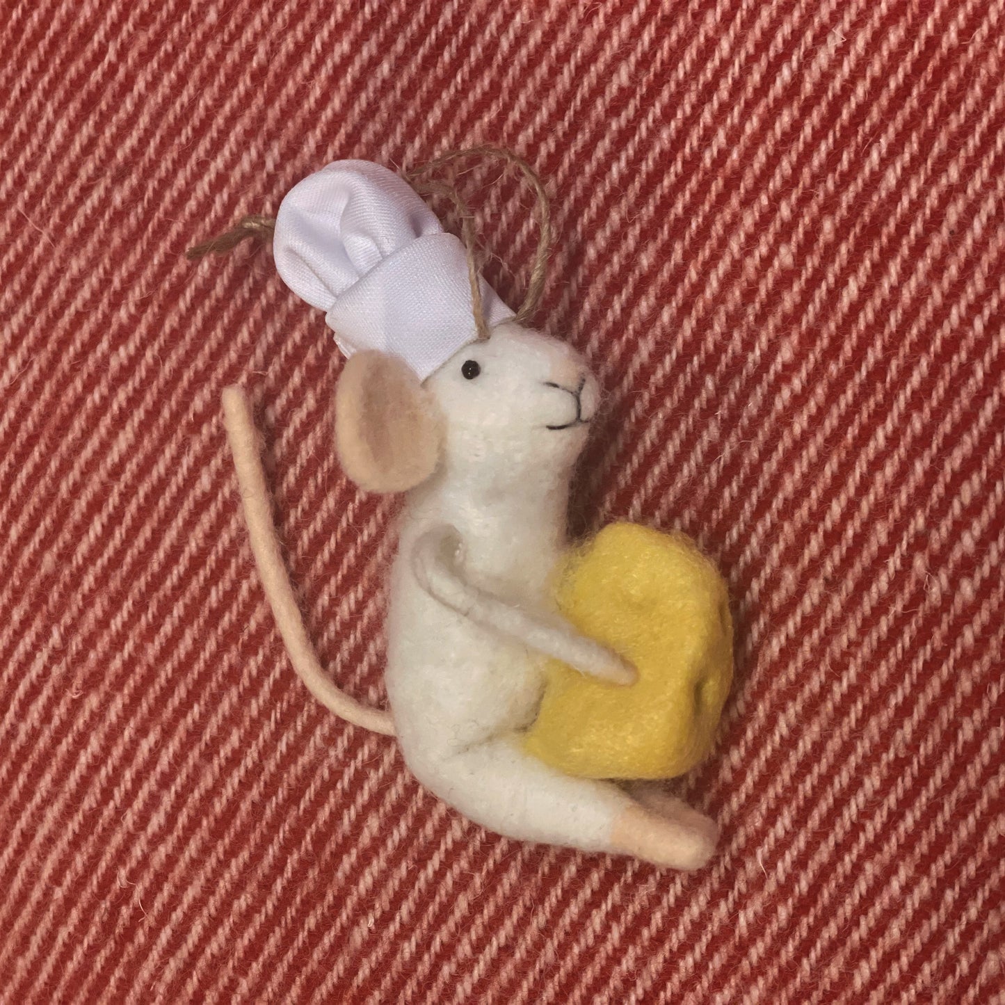 Mouse with Cheese Ornament