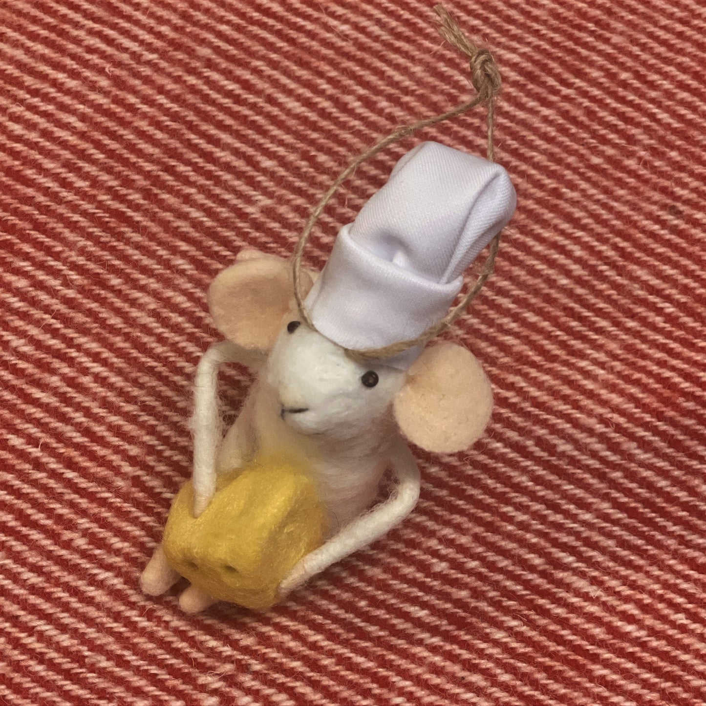 Mouse with Cheese Ornament