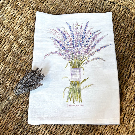 Sweet Lavender Flour Sack Towel