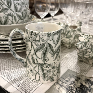 Green Prunus Small Tankard Jug