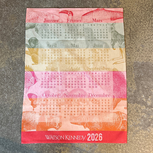 Watson Kennedy 2026 Calendar Towel