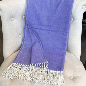 Acai Herringbone Throw