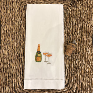 Champagne Coupe Towel