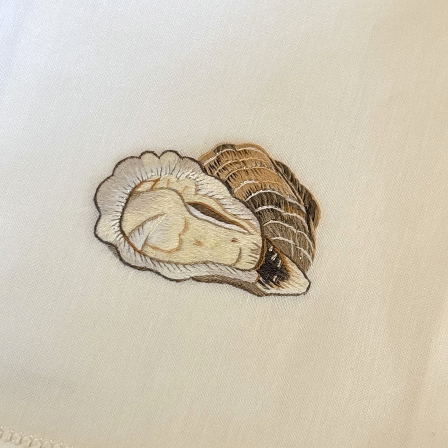 Oyster Hand Towel