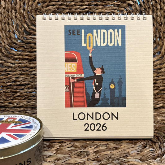 London Desk Calendar 2026