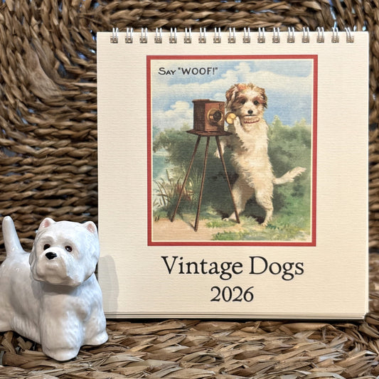 Dogs Desk Calendar 2026