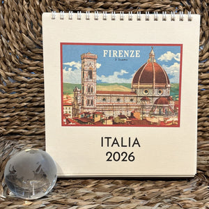 Italia Desk Calendar 2026