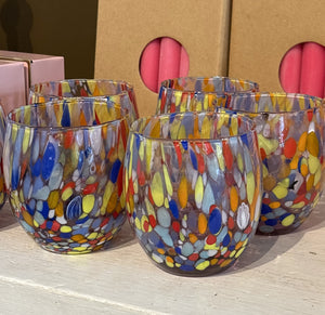 Pink Round Murano Glass