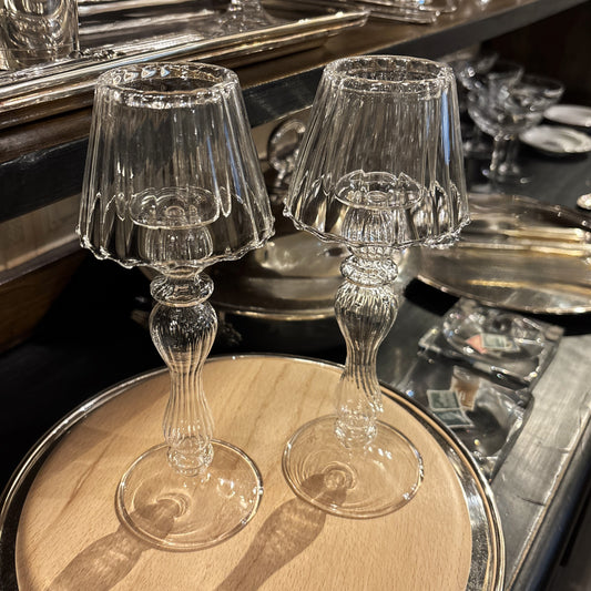 Clear Tealight Candleholder