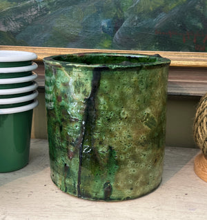 Tamegroute Green Glazed Planter