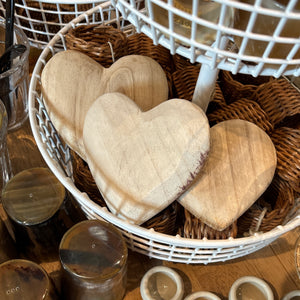 Carved Wooden Heart