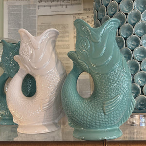 Sea Green Gluggle Jug