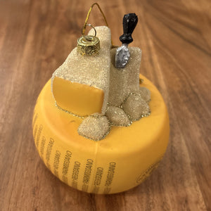 Wheel of Parmesan Ornament