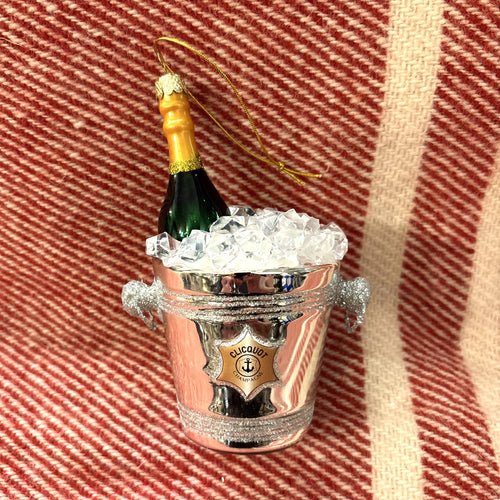 Champagne on Ice Ornament