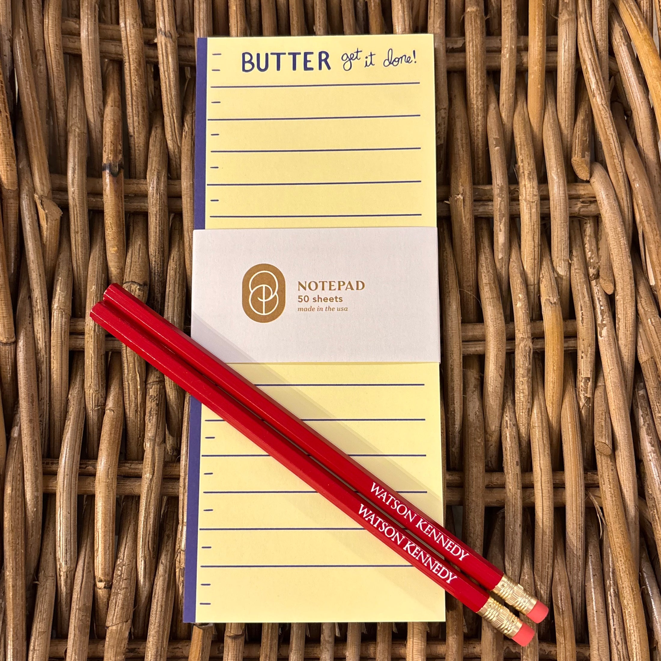 Butter Get It Done Notepad Watson Kennedy