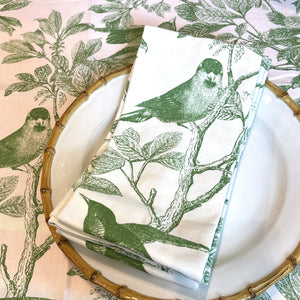 Arbor Birds Green Napkin Set