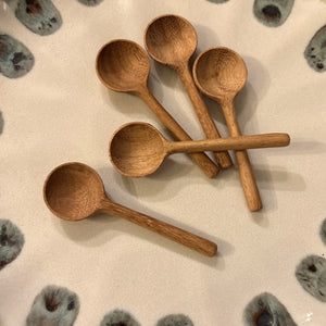 Tiny Wooden Salt & Sugar Spoon