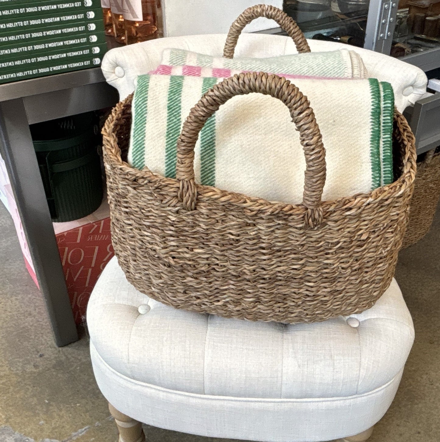Large Oval Gathering Basket