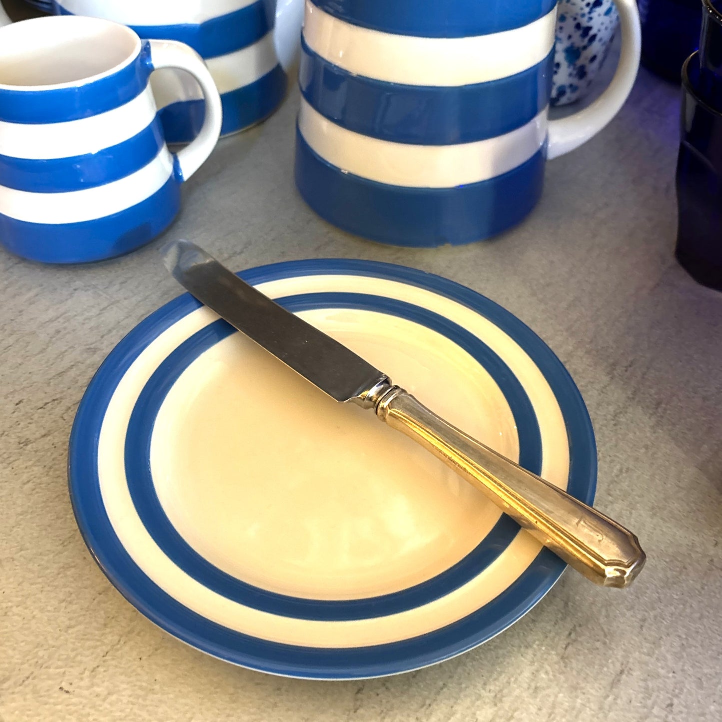 Cornishware Blue Side Plate