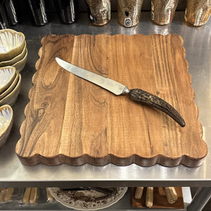 Large Scalloped Cutting Board