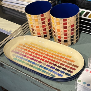 Nomenclature of Colors Enamel Tray