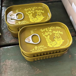 Green Fish Tin of Matches