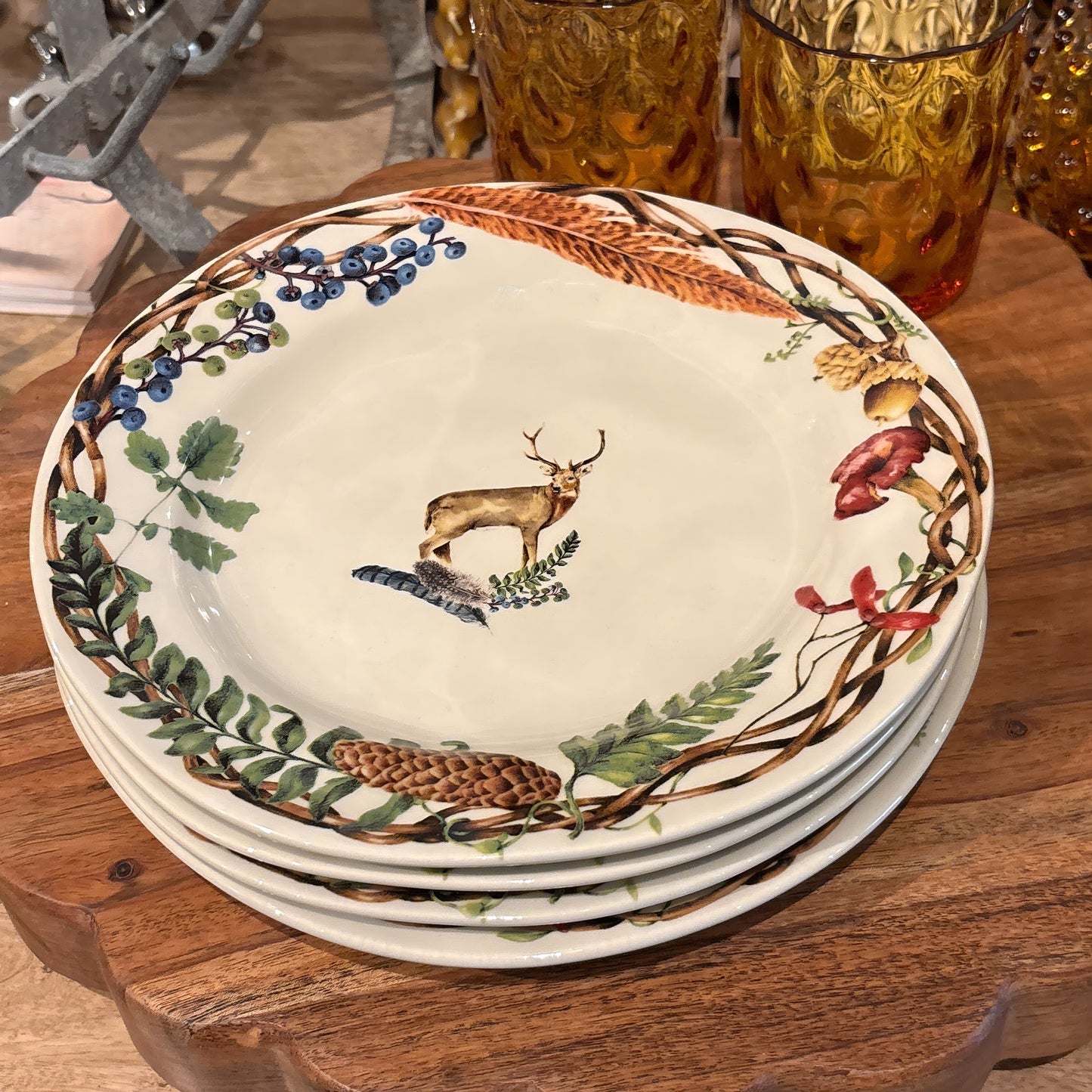 Stag Dessert Plate