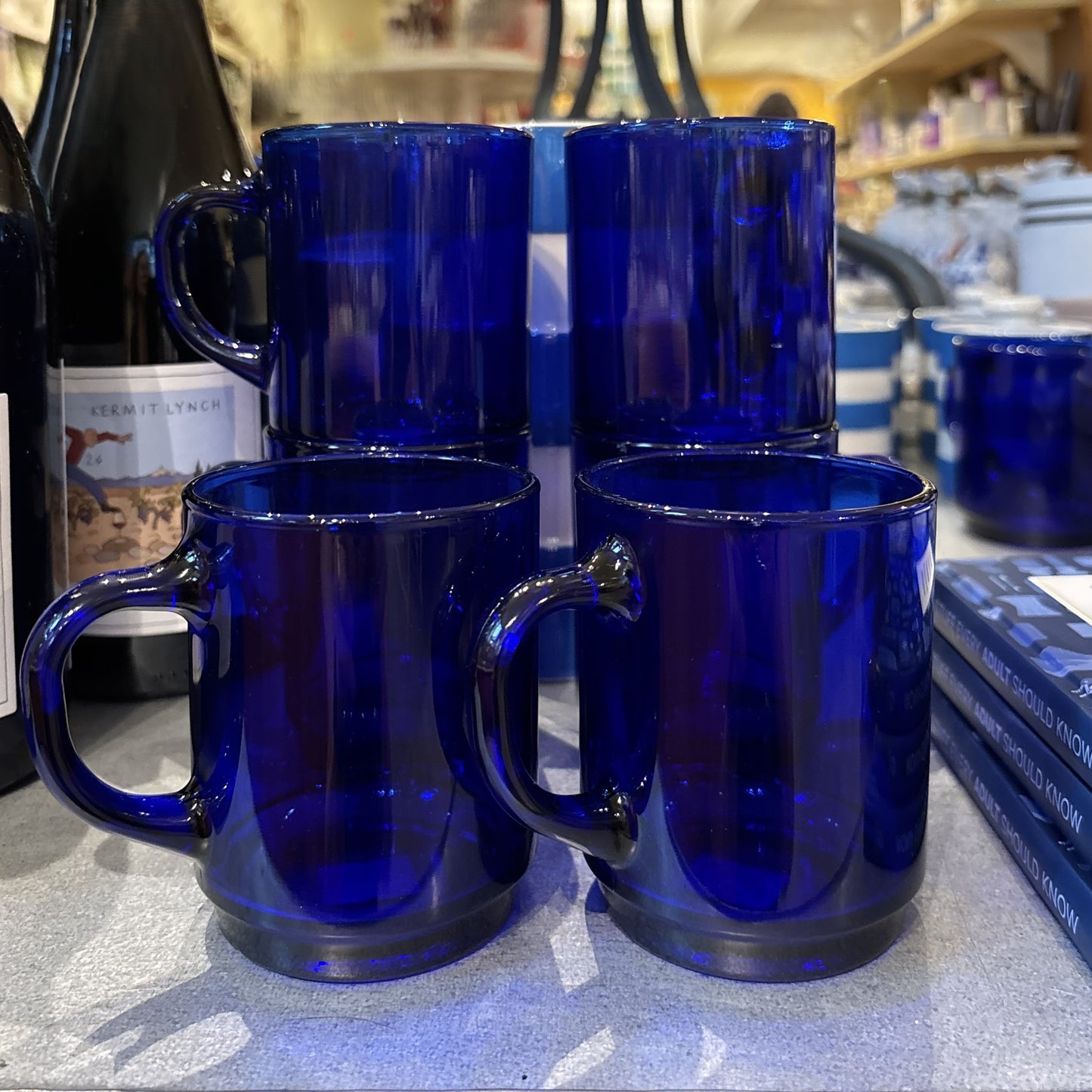 Sapphire French Glass Mug 