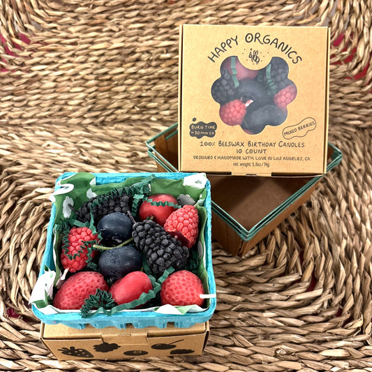 Mixed Berry Beeswax Candles