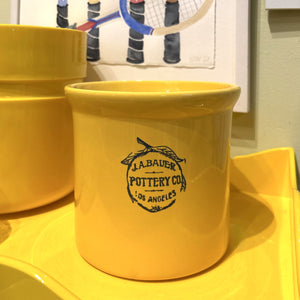 Bauer Yellow Crock, 1/2 Gallon